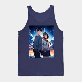 your name fanart anime graphic tee Tank Top